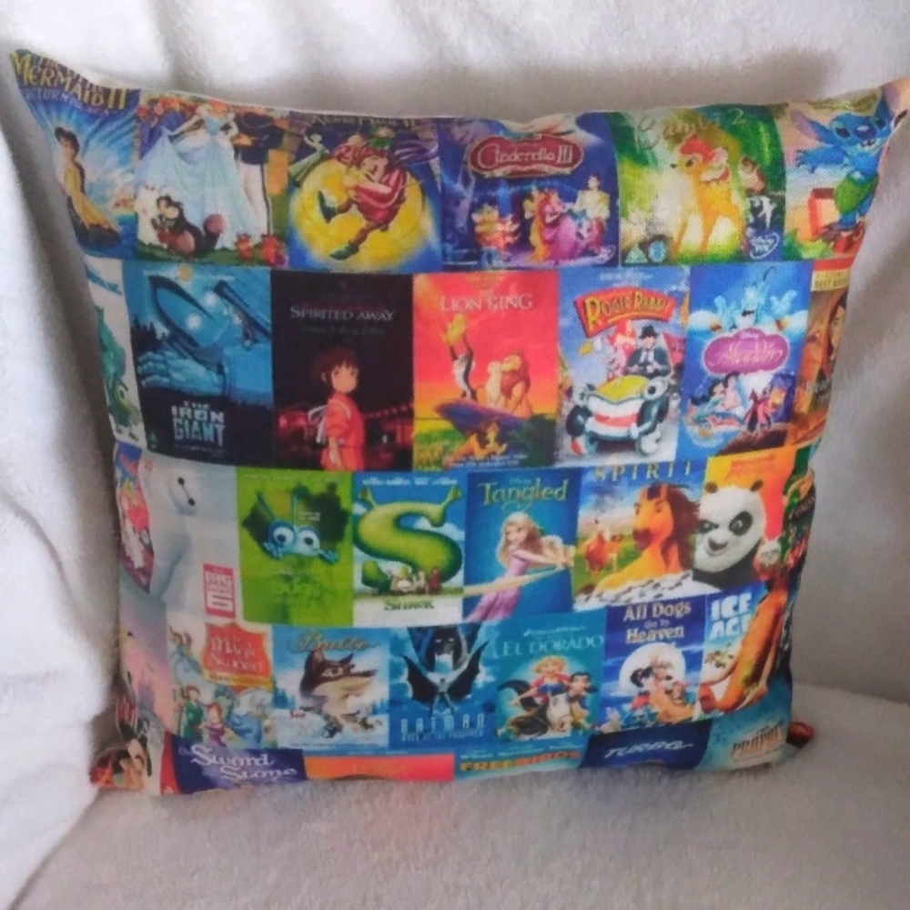 Movie mash pillow